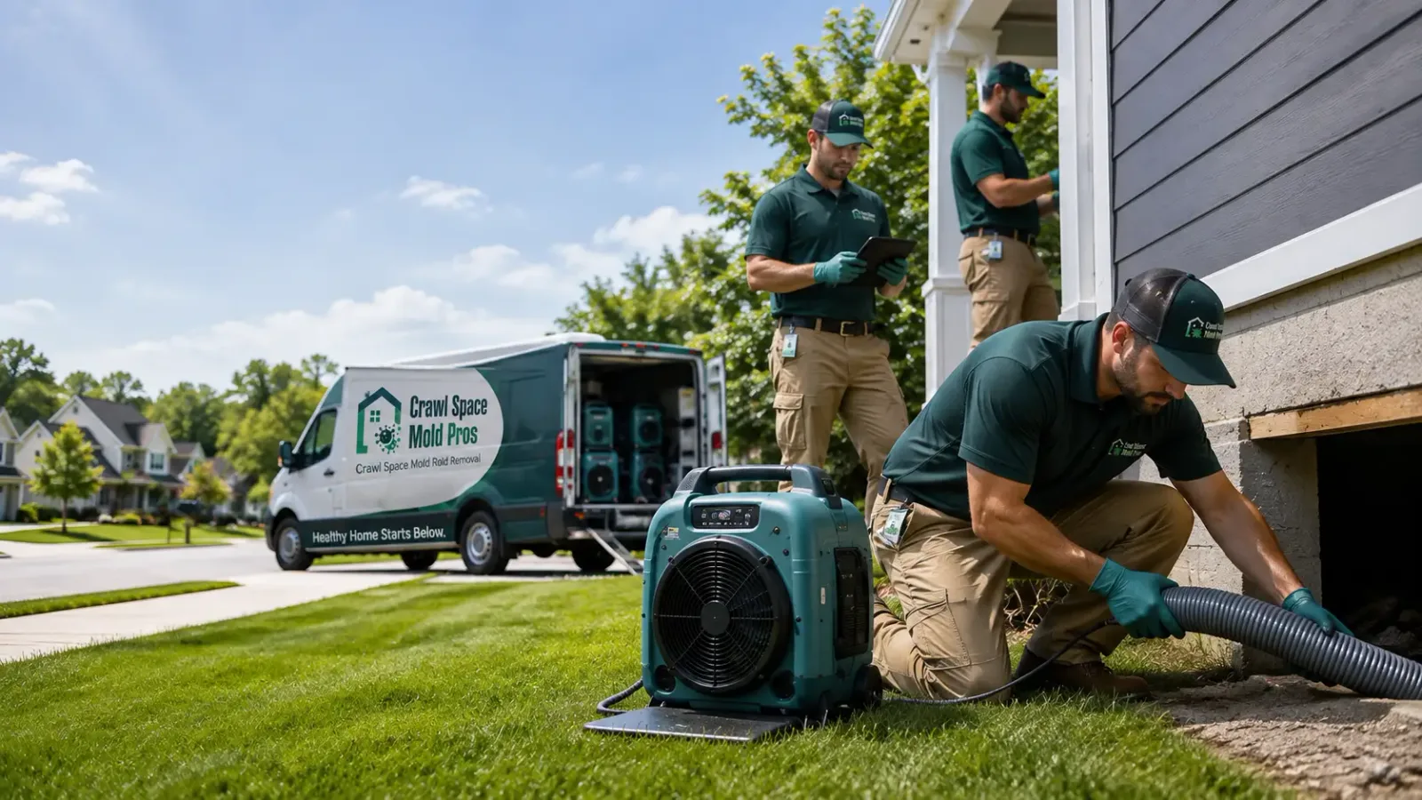 Crawl Space Mold Removal in Catasauqua, PA